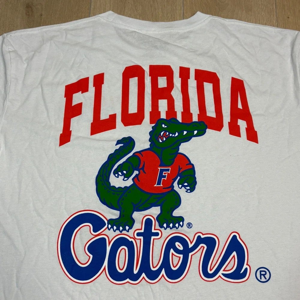 Park Fields Florida Gators T-Shirt Mens XL White Short Sleeve Graphic Tee NWT